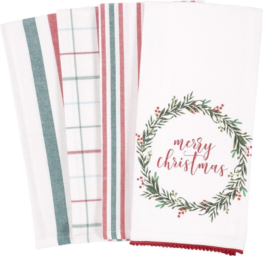 Christmas kitchen tea towels
