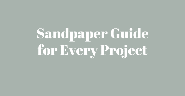 Sandpaper guide