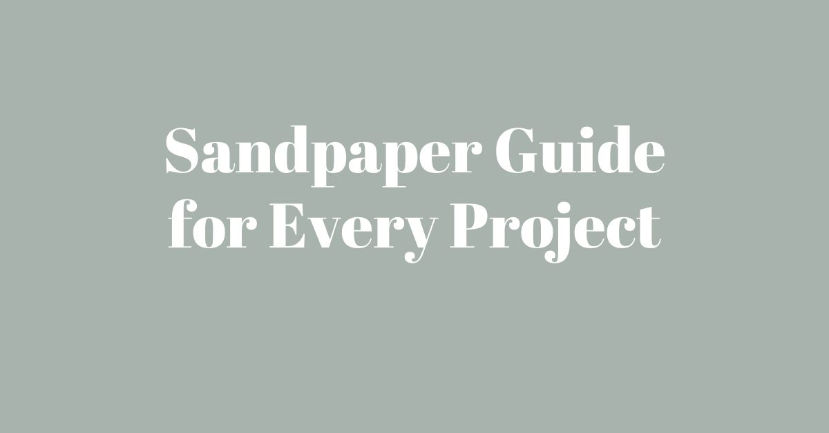 Sandpaper guide