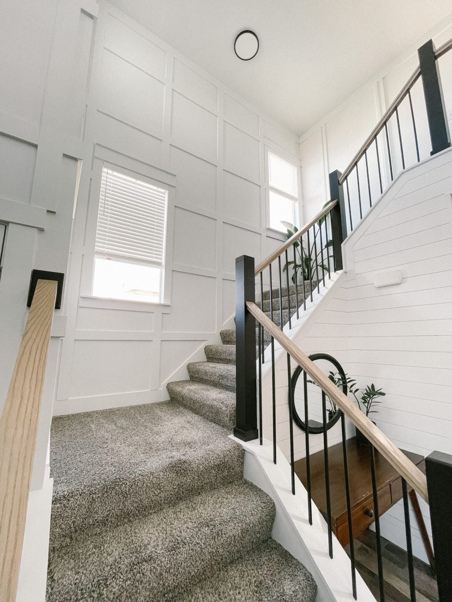 A Step Above: DIY Modern Farmhouse Staircase - SPetrichHome