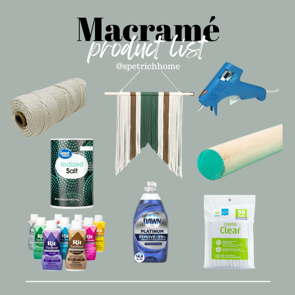 Macramé Product List