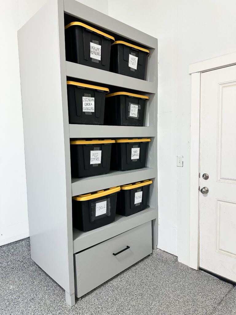 Garage Makeover – Part 2 – Bin Storage