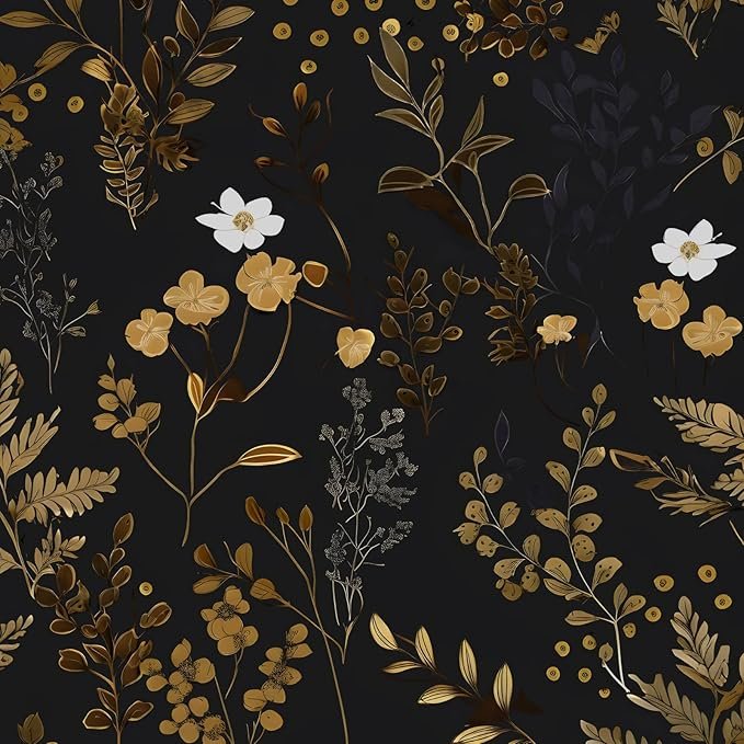 Moody floral pattern