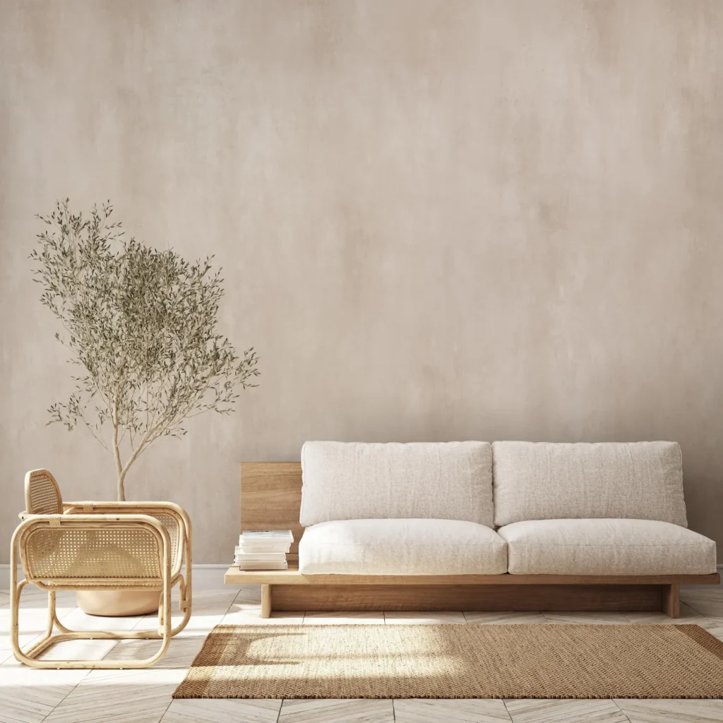 Faux plaster pattern