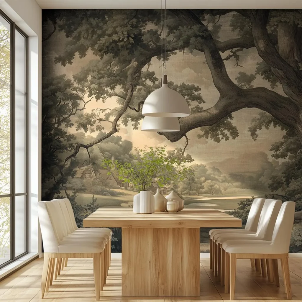 Forest scene pattern
