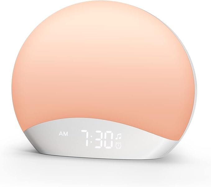 A sunrise alarm clock is a helpful back to school hack