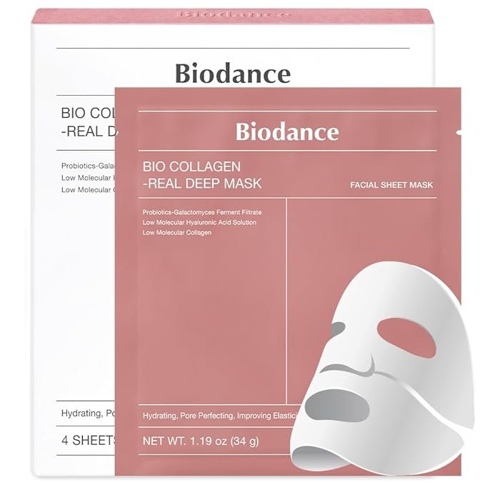 Image of collagen face masks on sale