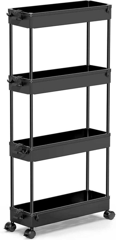 Create a homework station with this slim rolling cart