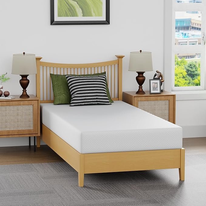 Image of memory foam twin mattress on sale