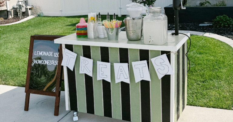 DIY kids lemonade stand