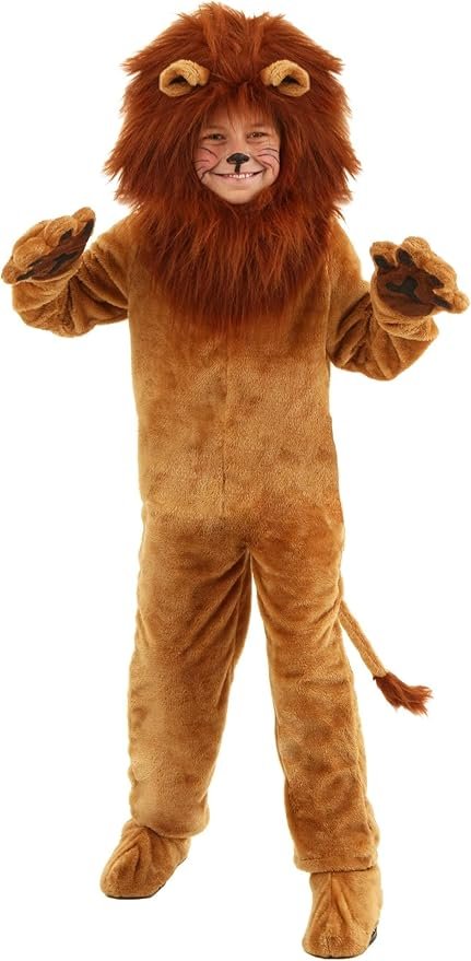 Kids' Cowardly Lion Wizard of Oz Costume