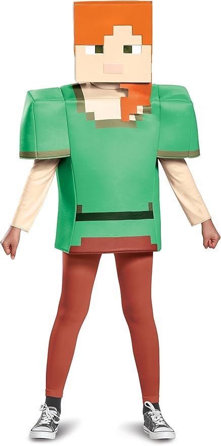 Women's Alex Minecraft family Halloween costume