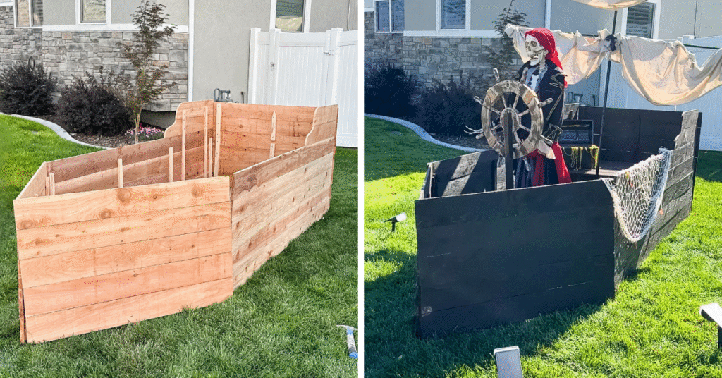 Pirate ship display