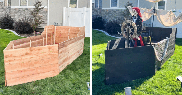 Pirate ship display