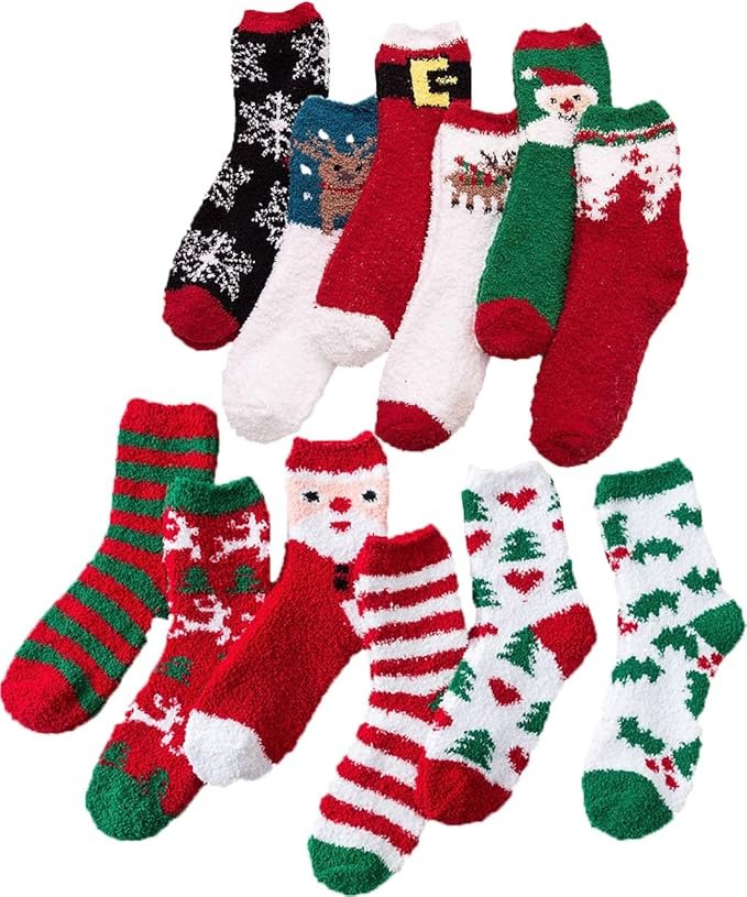 Christmas socks to fill a DIY Advent Calendar