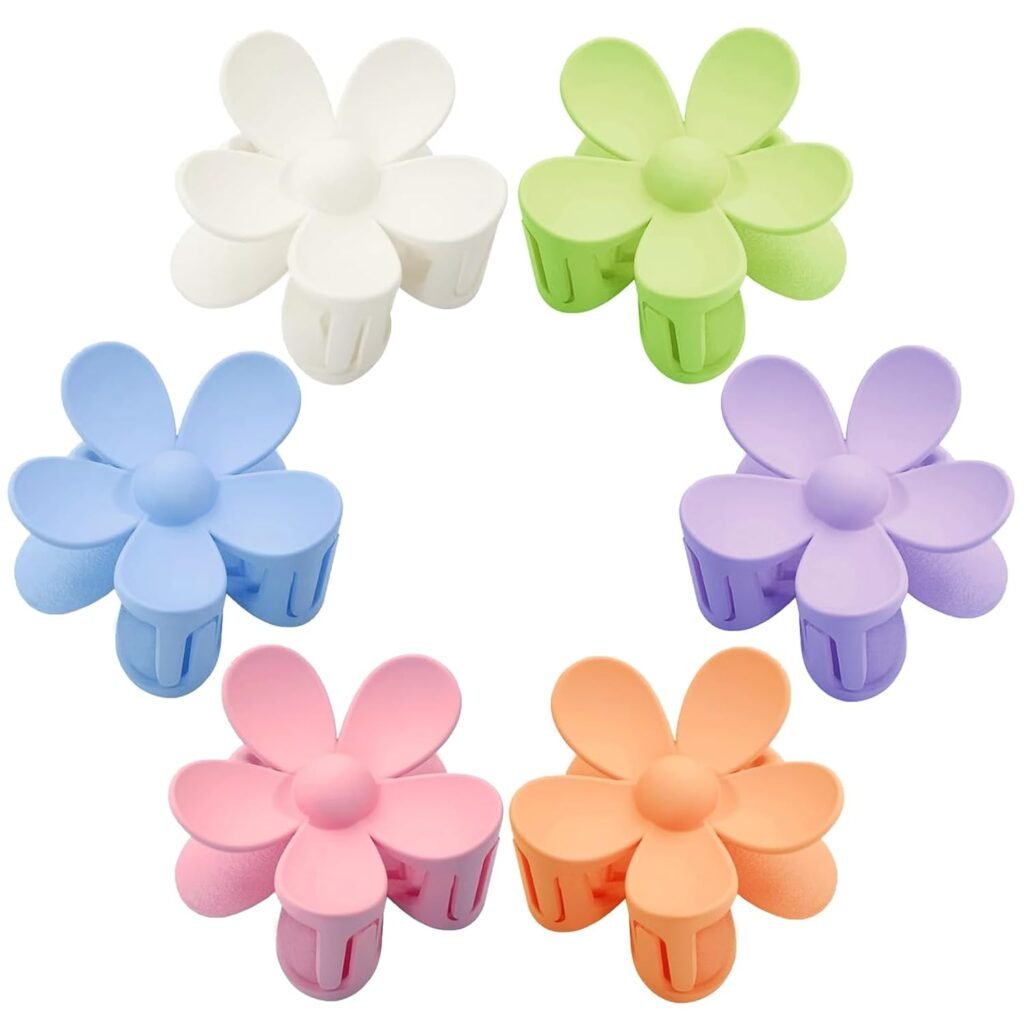 Flower hair clips