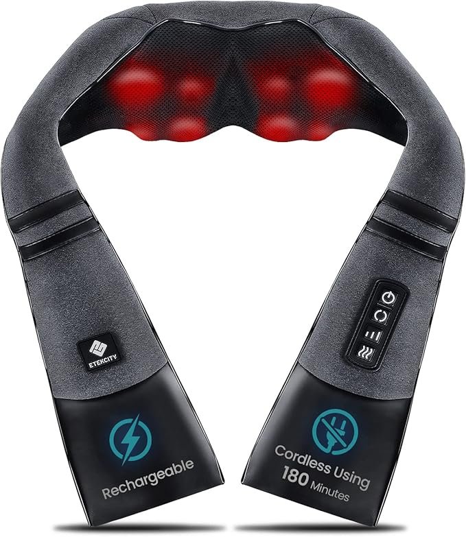 Cordless neck massager