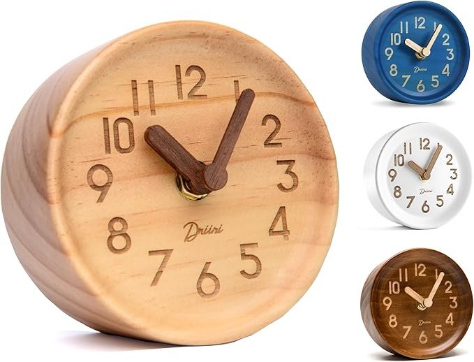 Wood analog clock