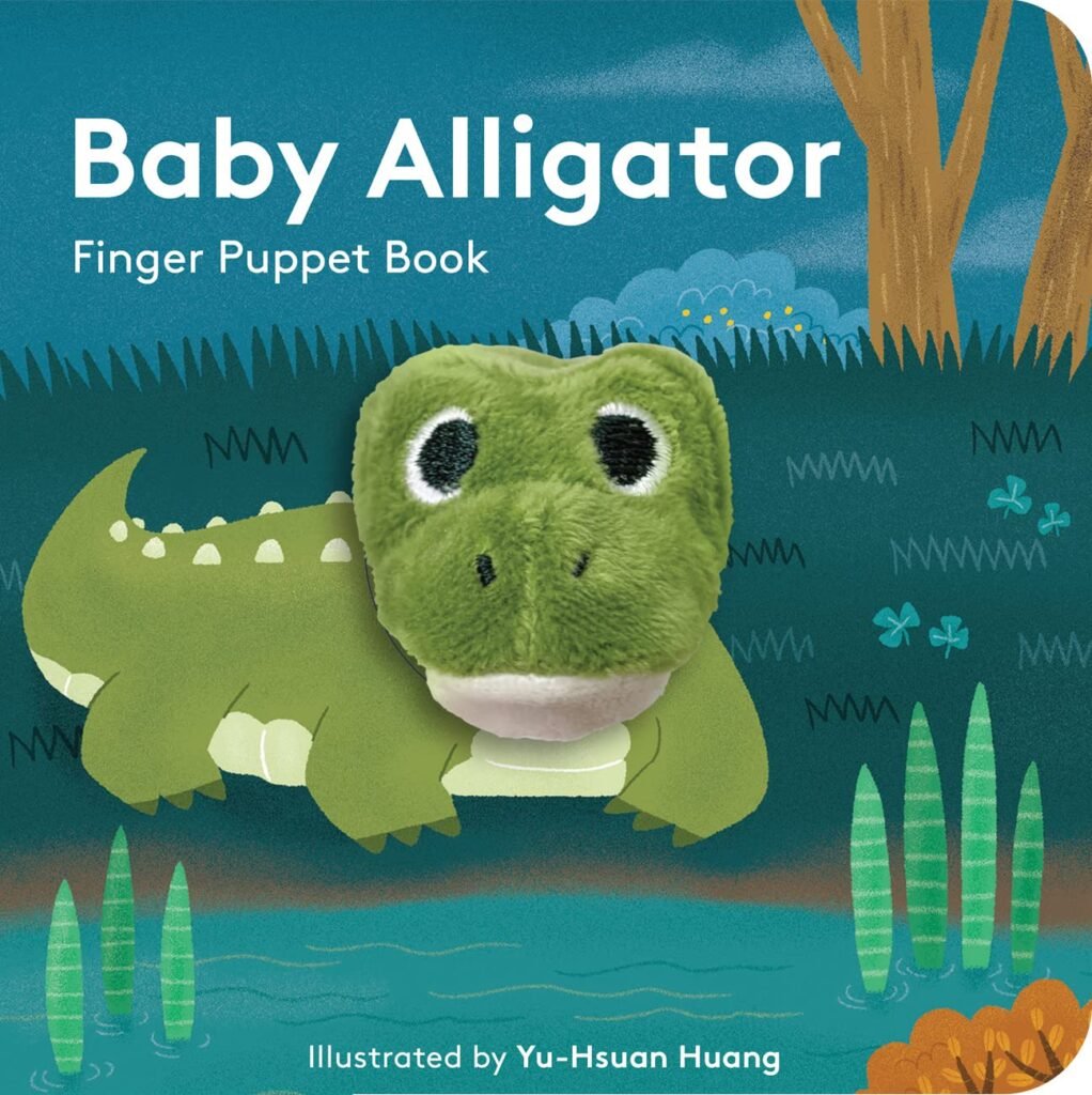 Alligator finger puppet book