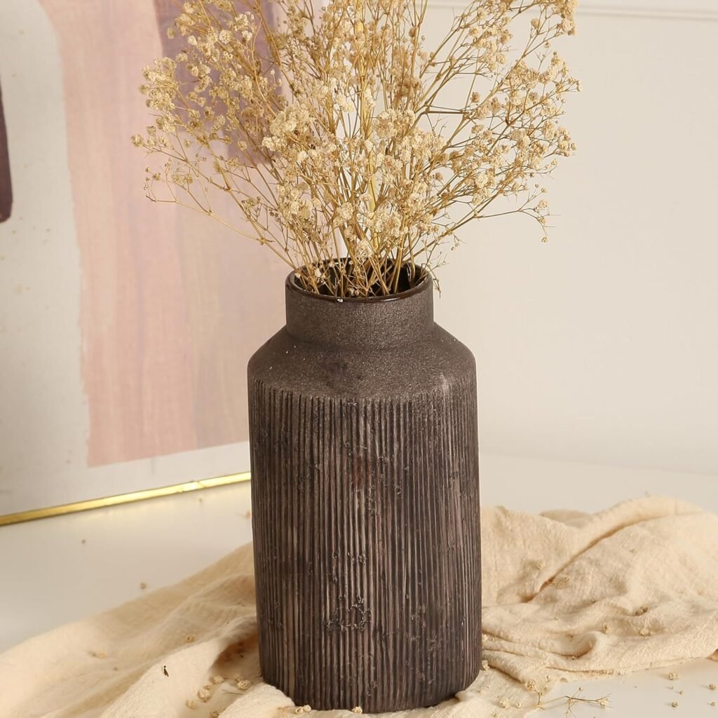 Brown rustic vase
