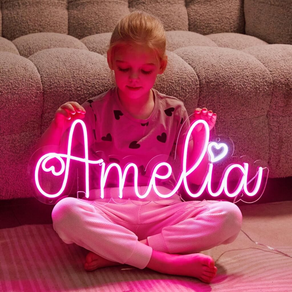 Neon name sign