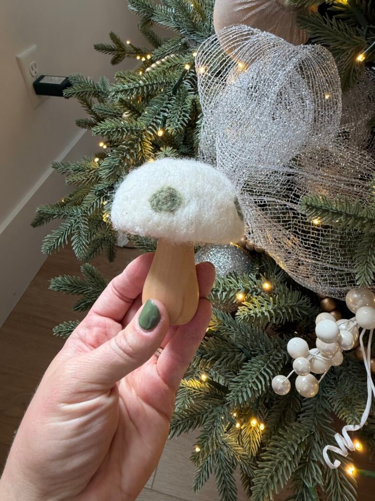 Mushroom ornament