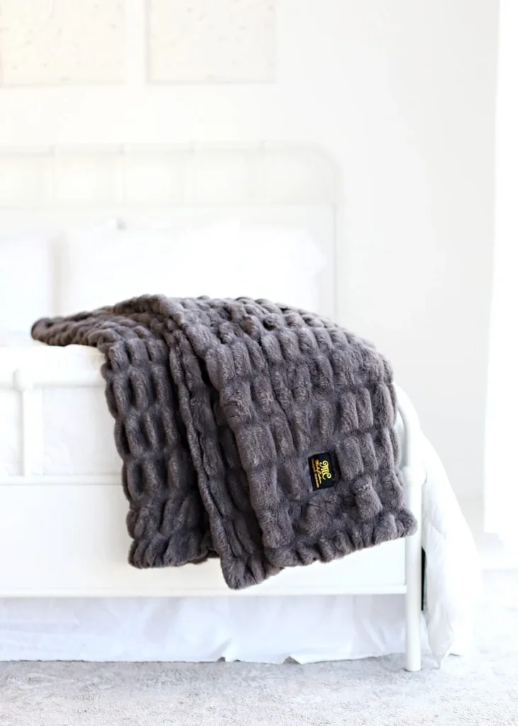 2025 gift guides idea:  Minky couture blanket