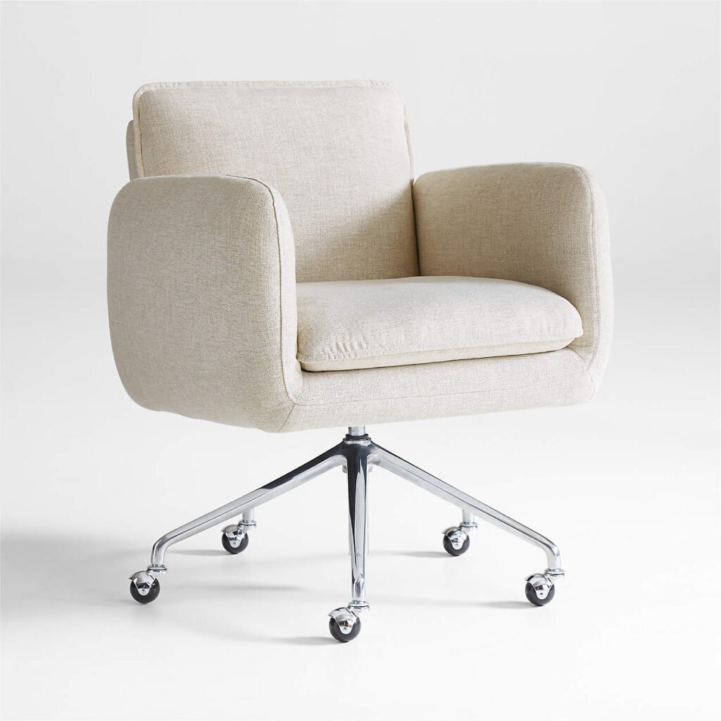 Modern white desk chair