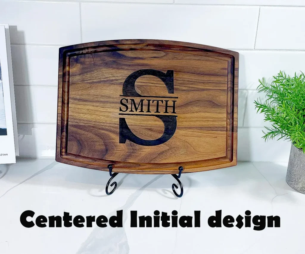 Initial design cutting board