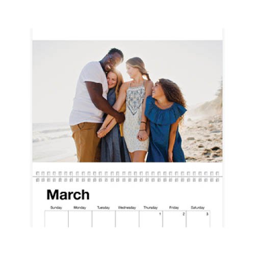 Custom photo calendar