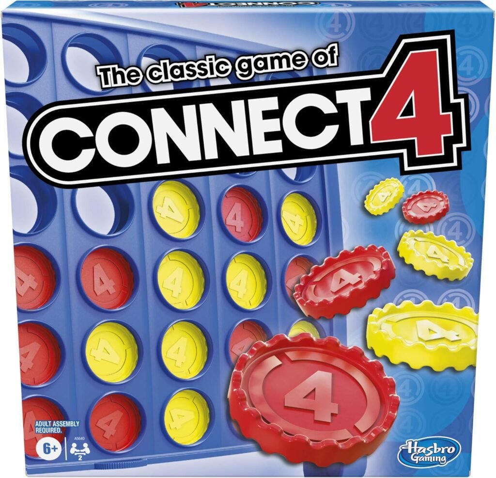 New Year's Eve Activities for Families idea: game night with Connect 4
