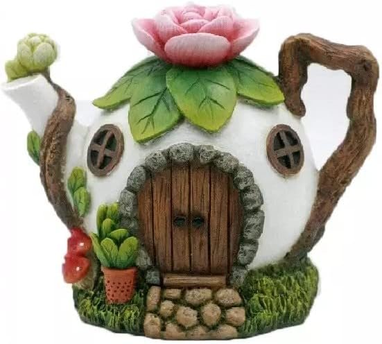Fairy garden teapot house