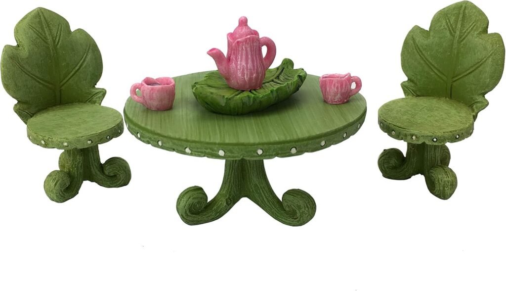 Mini leaf and table set 