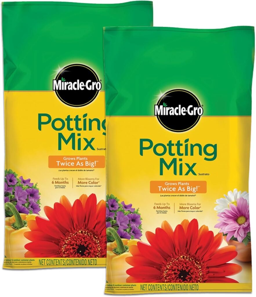 Miracle-Gro potting soil bags