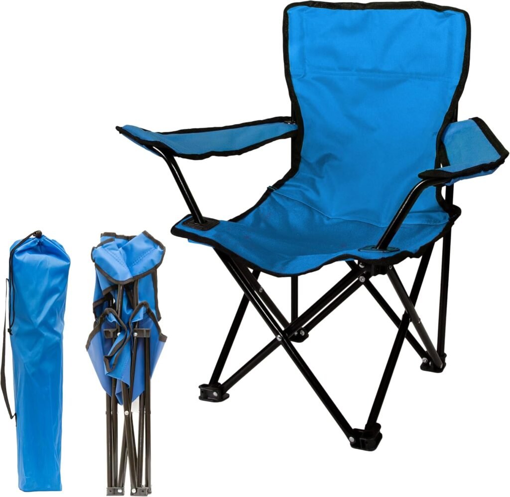 Blue kids' camp chair
