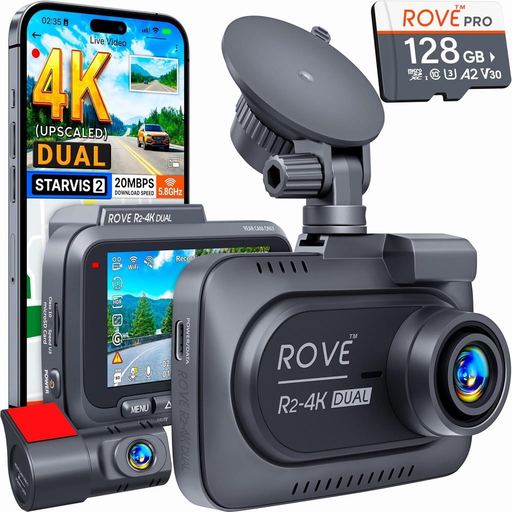 Rove 4K front and rear dash cam — Prime Big Deal Days tech pick