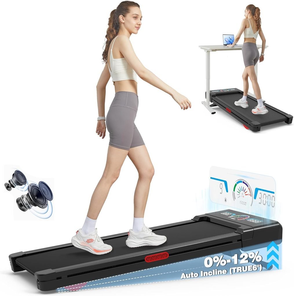 Under desk walking pad treadmill — Prime Big Deal Days fitness pick